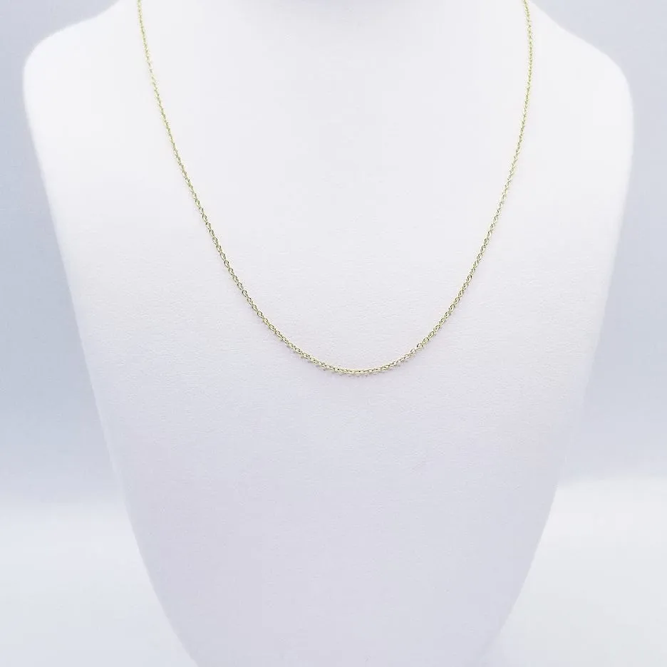 14k Gold Delicate Cable Chain