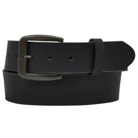 3D Belt Company Men's Distressed Black 1 1/2" Leather Belt D1160