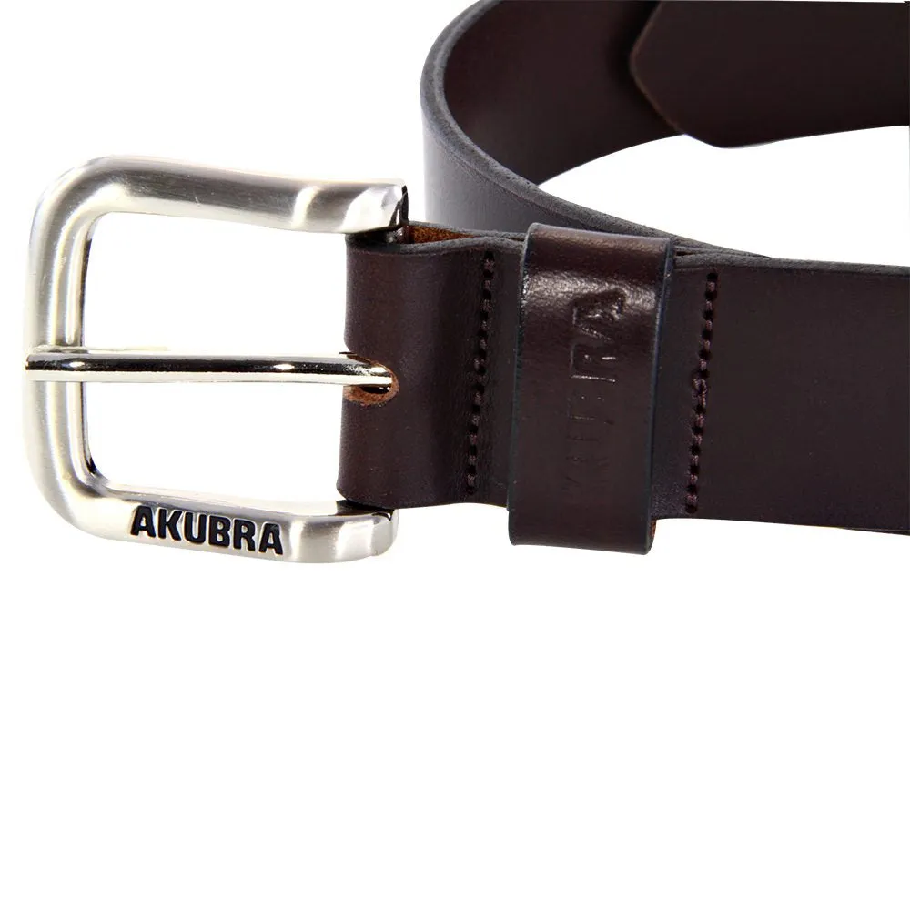 Akubra Leather Belt Kempsey - Brown