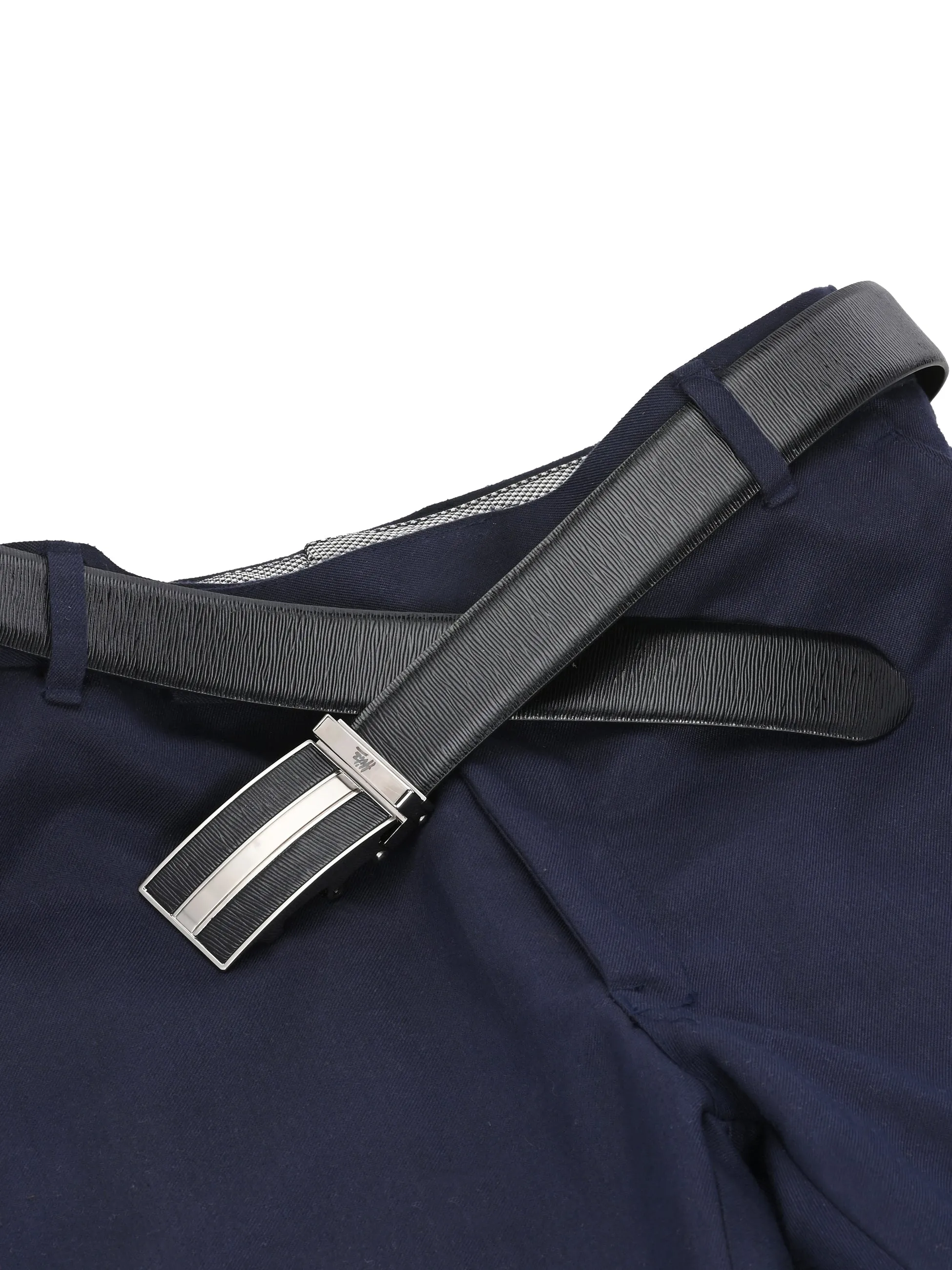 AL_9110-BLACK Leather Belt For Men's