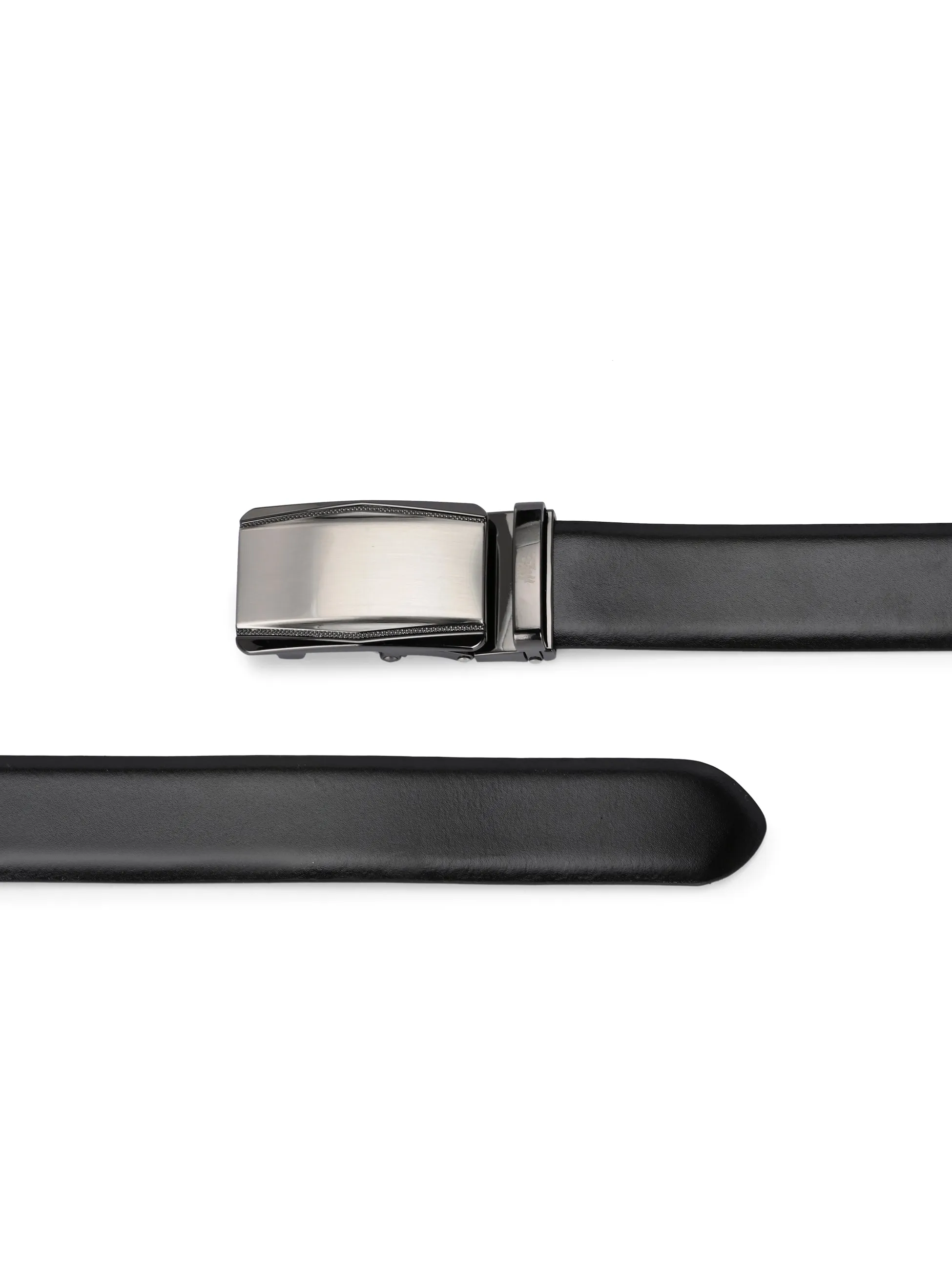 AL_9115-BLACK Leather Belt For Men's