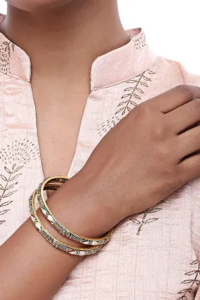 Alloy Bangles in Gold