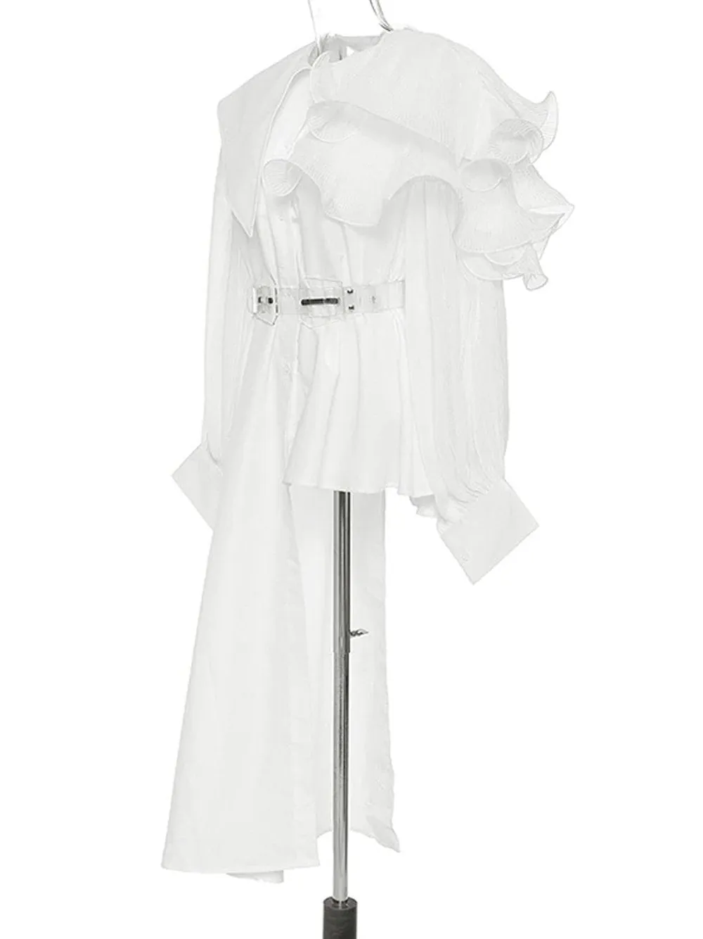 ANDY Asymmetrical Ruffled Dress