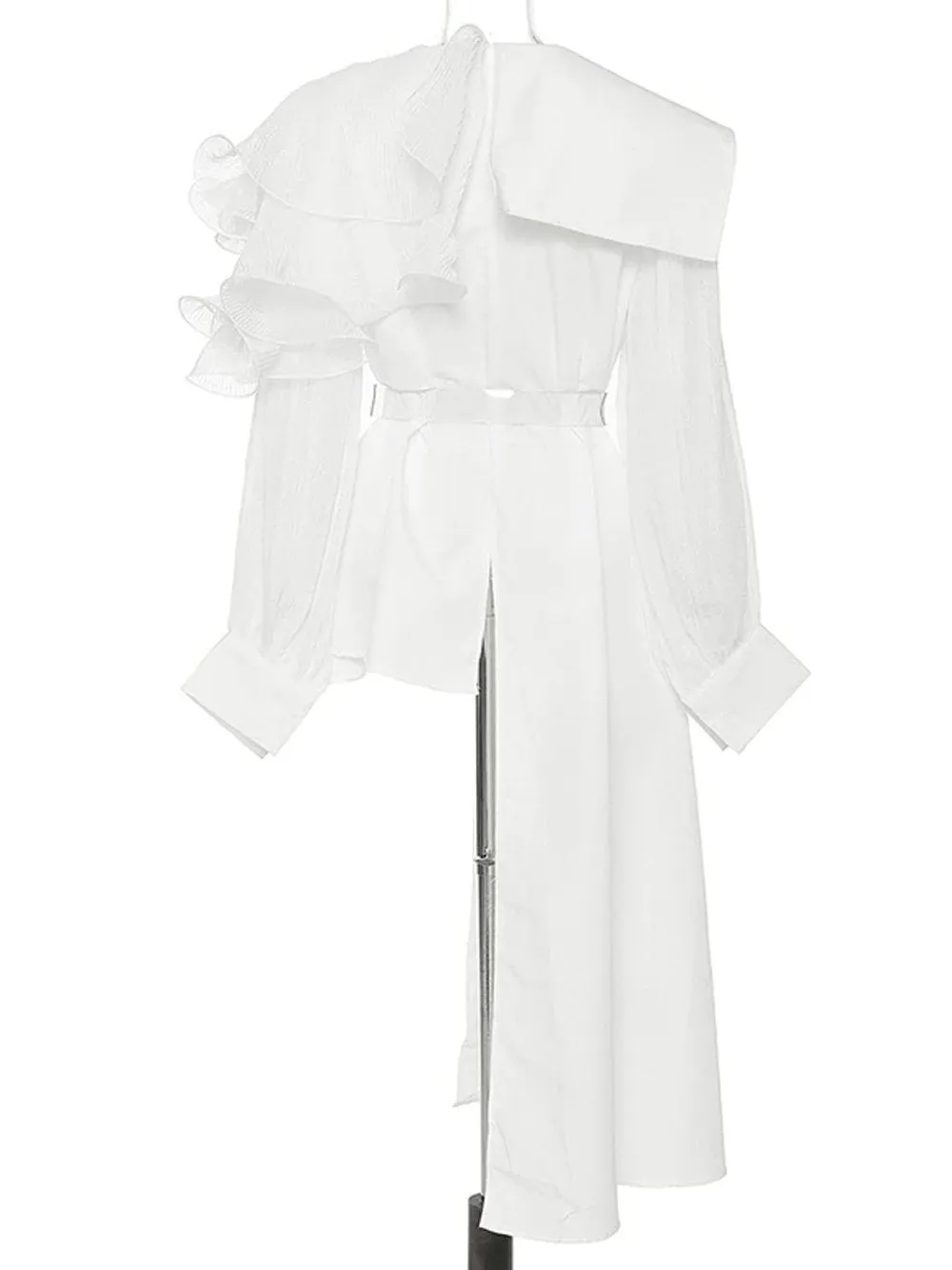ANDY Asymmetrical Ruffled Dress