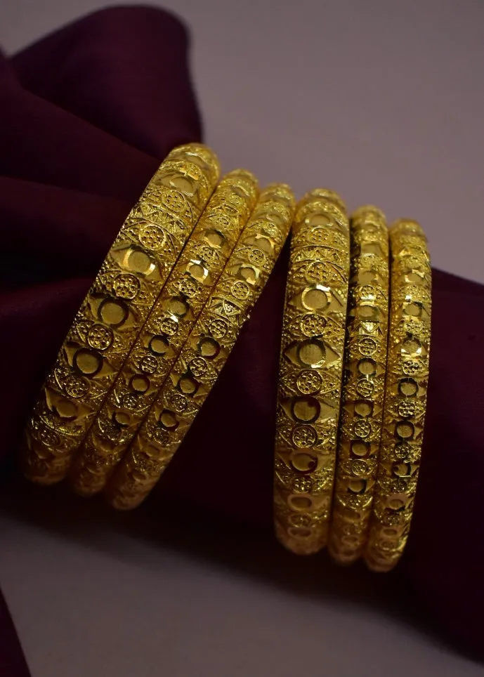 APPEALING 6PC DESIGNER BANGLES