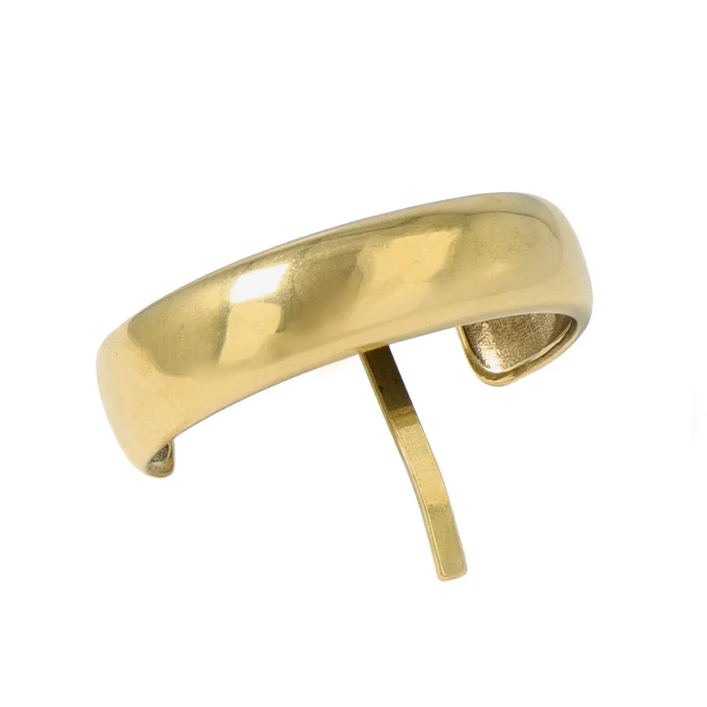 Arch Brass Ponytail Cuff