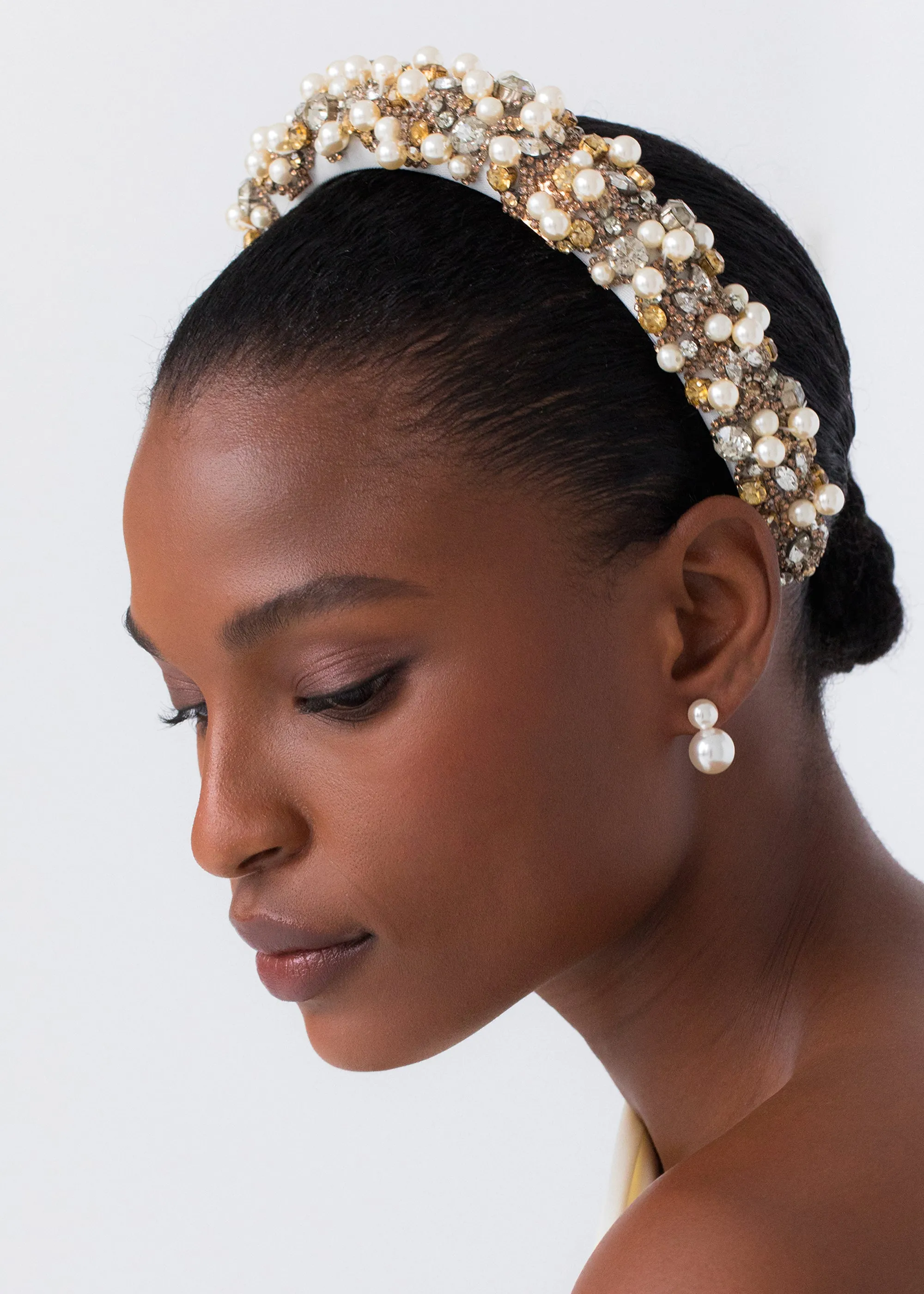 Ayden Headband -- Crystal Pearl