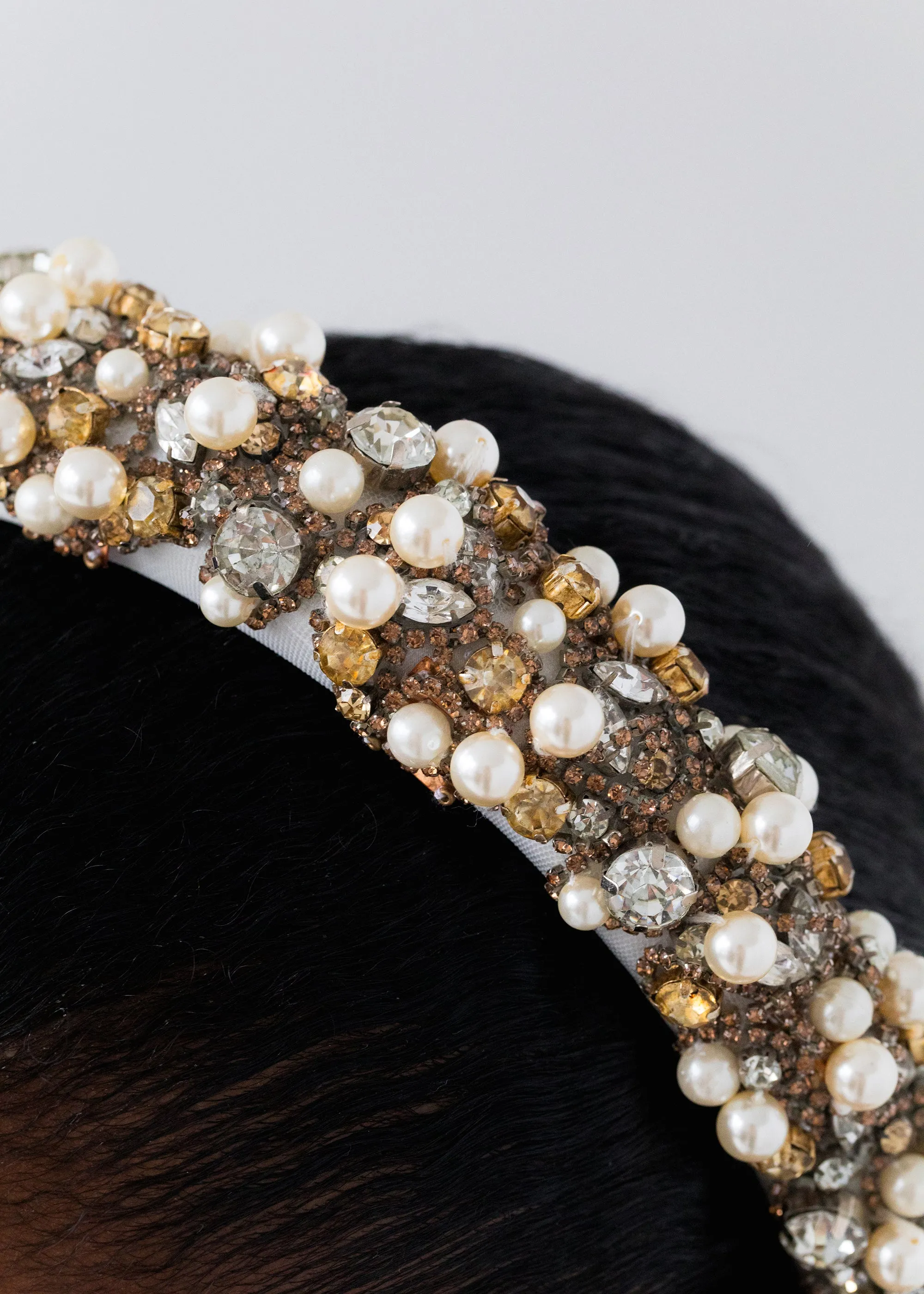 Ayden Headband -- Crystal Pearl