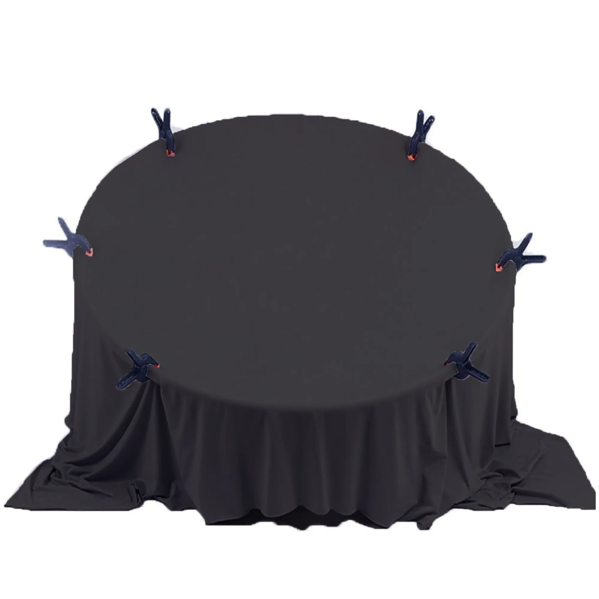 Babymoon Set of 2 | Milk Velvet Stretchable Wrap with Layer | Baby Photoshoot Props | Black