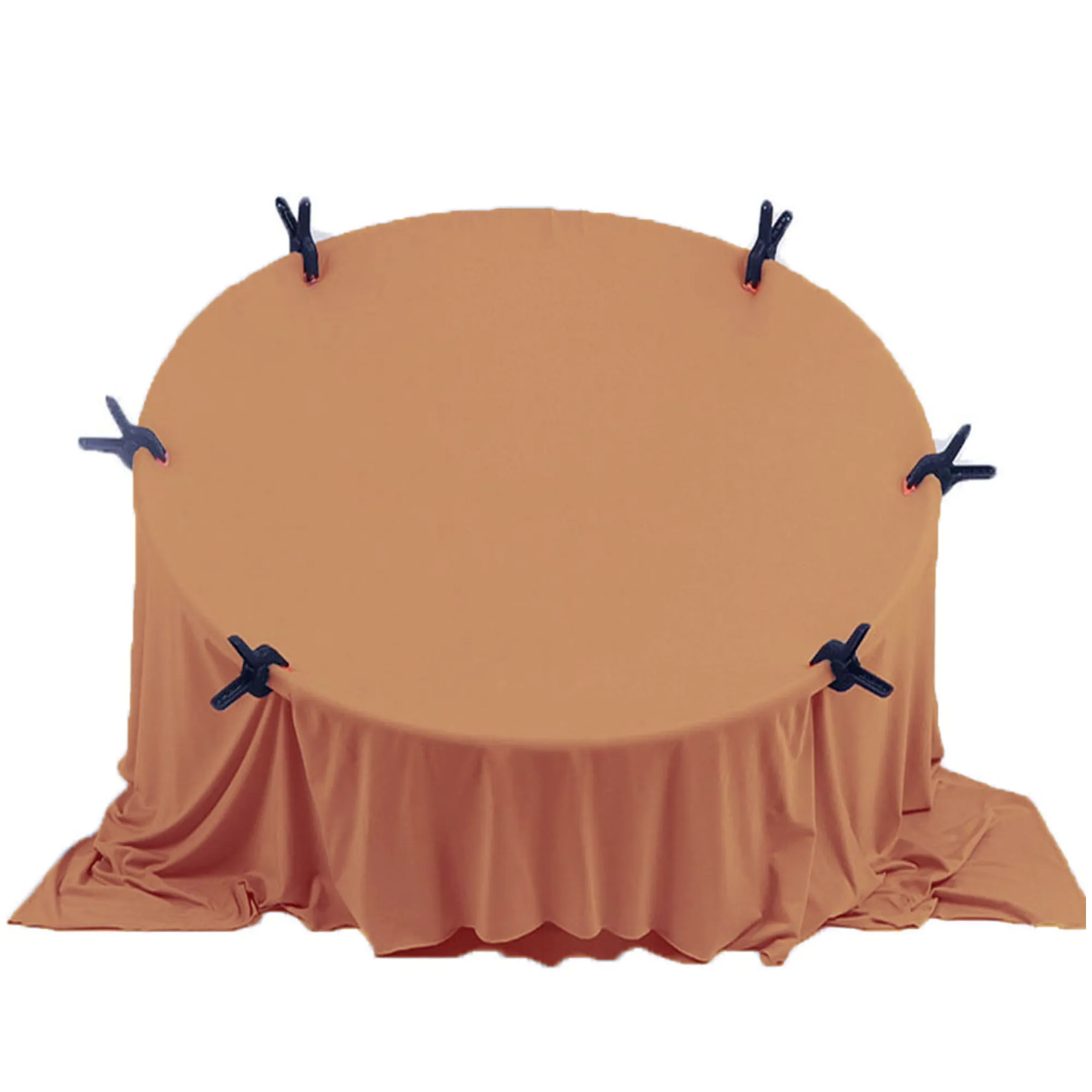 Babymoon Set of 2 | Milk Velvet Stretchable Wrap with Layer | Baby Photoshoot Props | Coffee