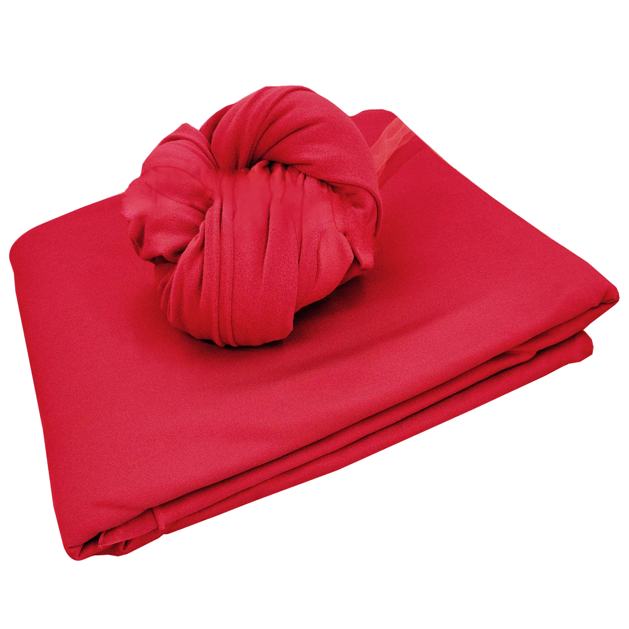 Babymoon Set of 2 | Milk Velvet Stretchable Wrap with Layer | Baby Photoshoot Props | Red