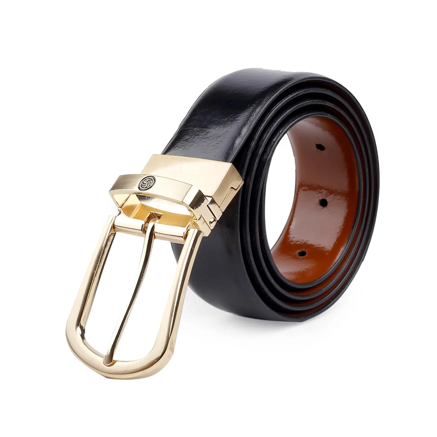 Bacca Bucci Reversible Genuine Leather Formal Dress Belts