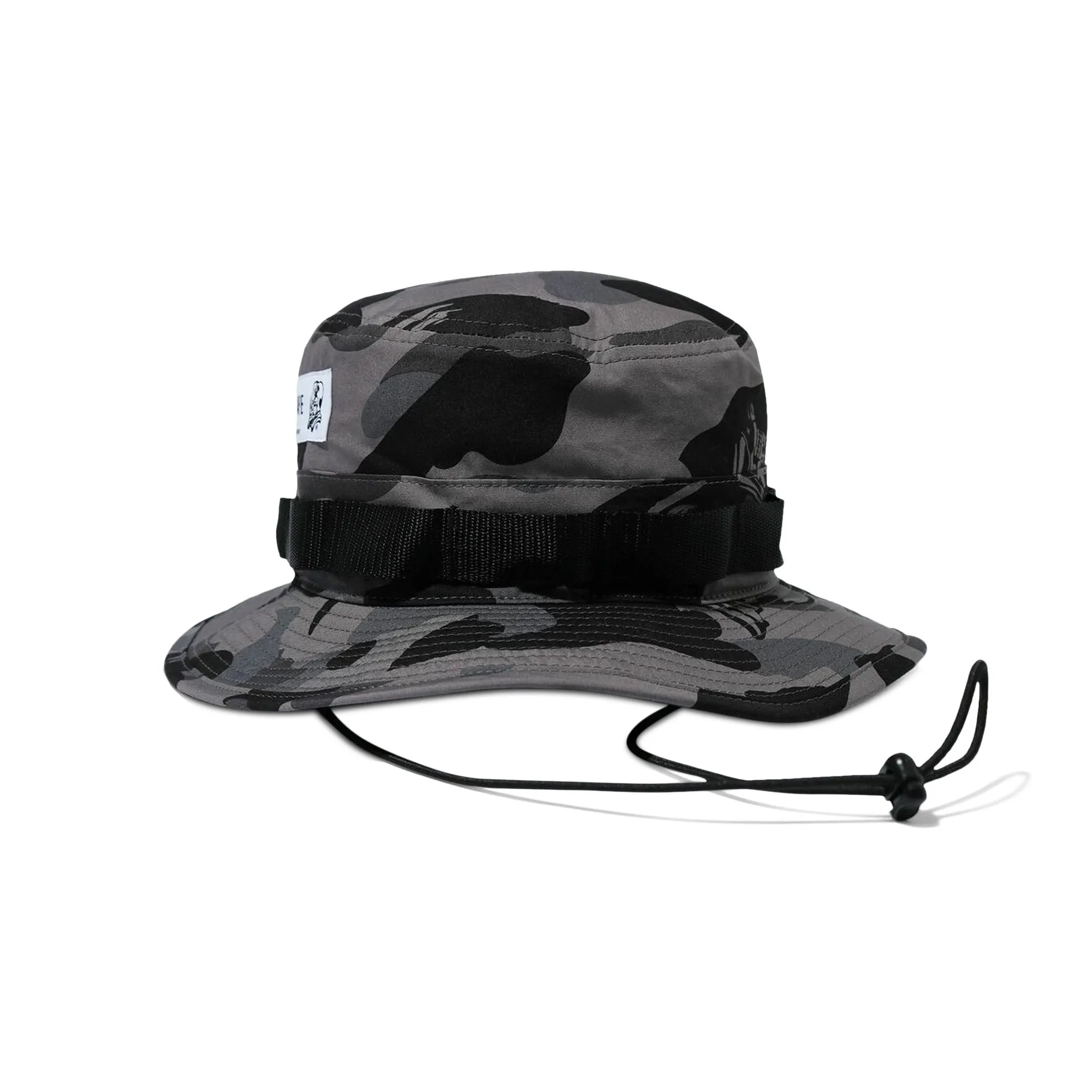 BAPE Ursus Camouflage Military Cap, Black