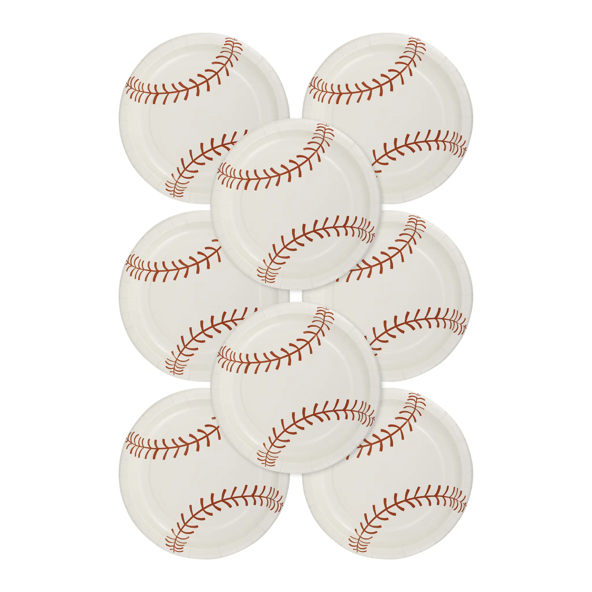 BAS1042 - Baseball Paper Plate