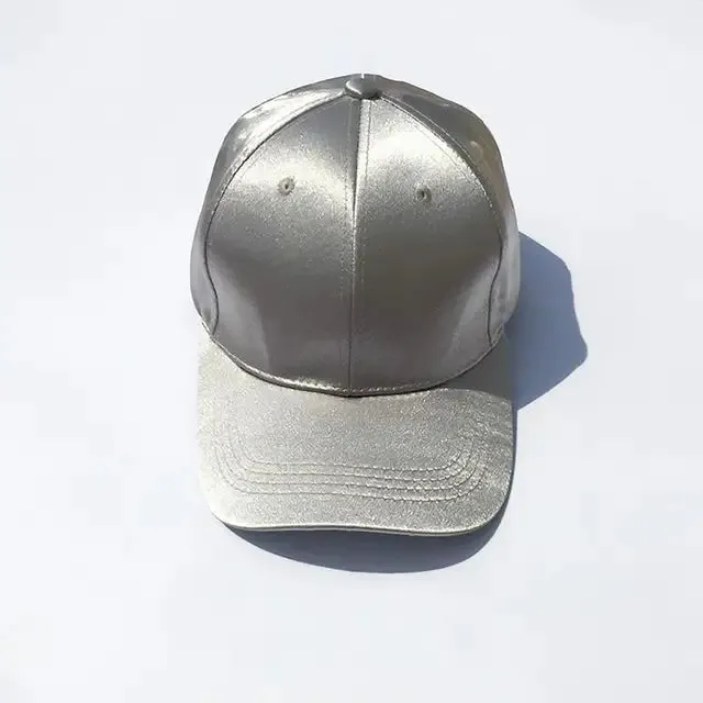 Baseball Cap Women Hat Summer Hats For Women Men Satin Sold Baseball Cap Snapback Casquette Gorras Casual Sport Fashion