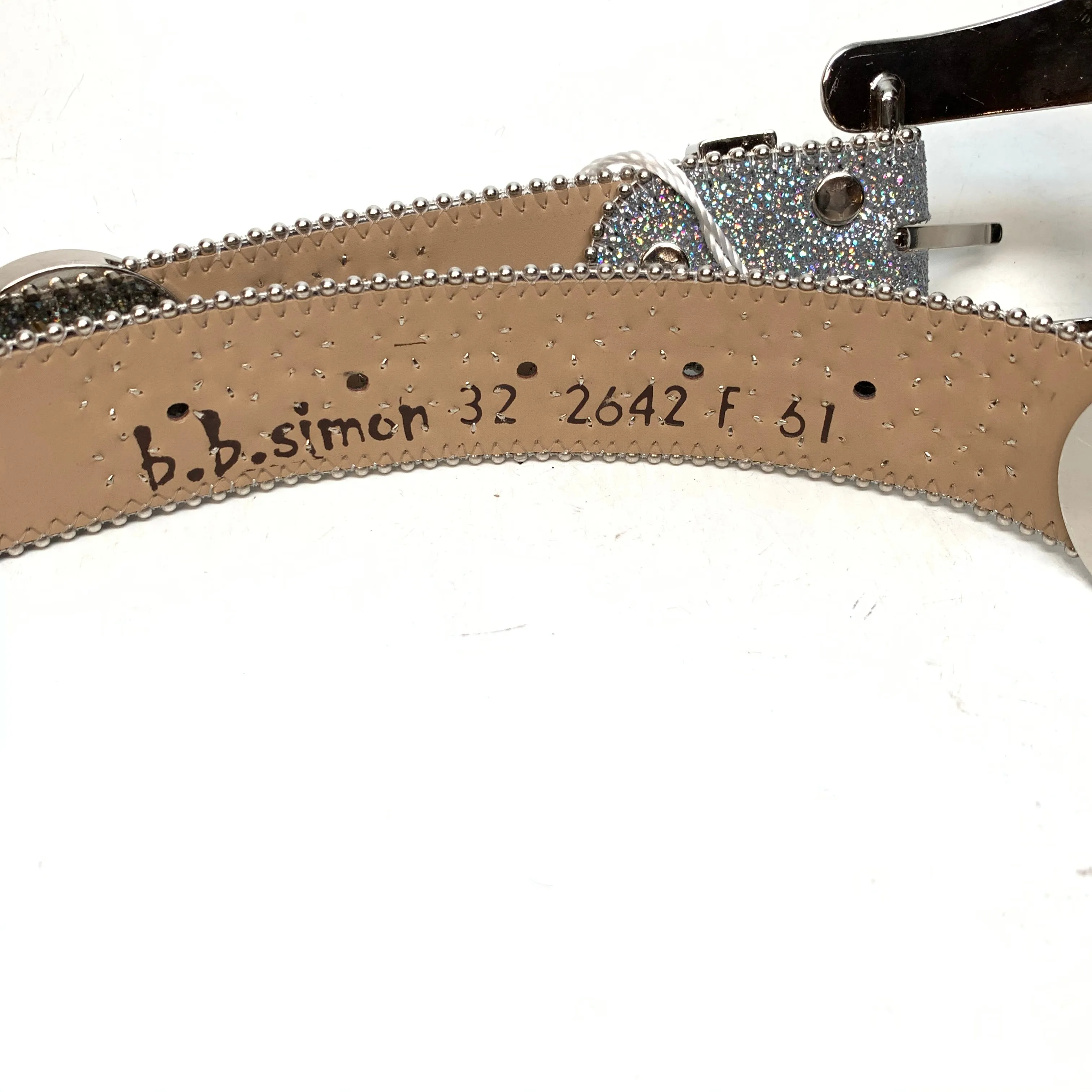 b.b. Simon Star Big Block Crystal Belt