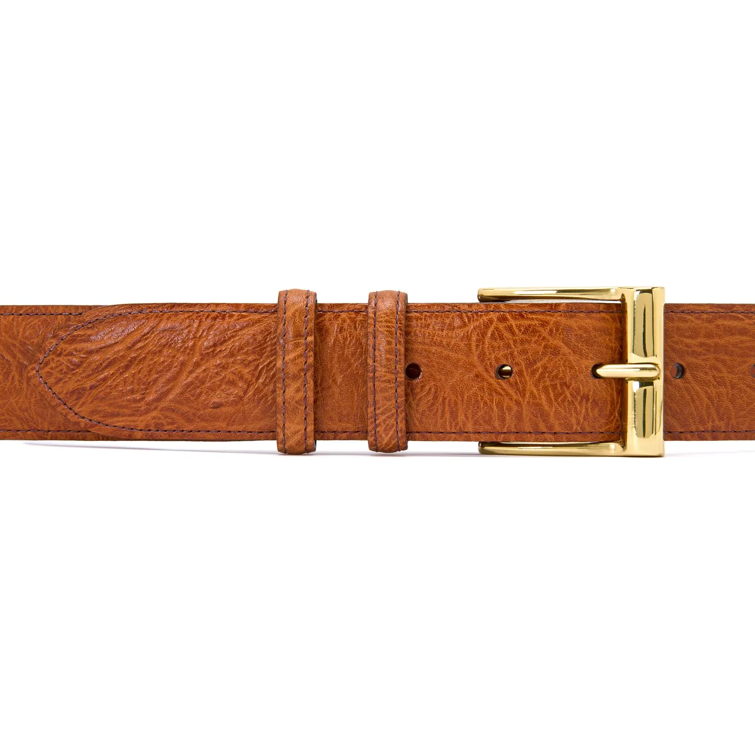 Belt in Cognac Buffalo