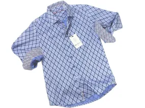 Boy's Sport Shirt 21283 Diamond Print