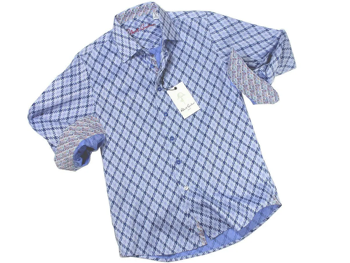 Boy's Sport Shirt 21283 Diamond Print