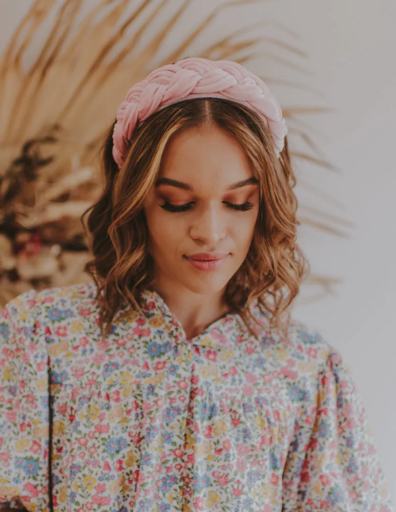 Braided Velvet Headband