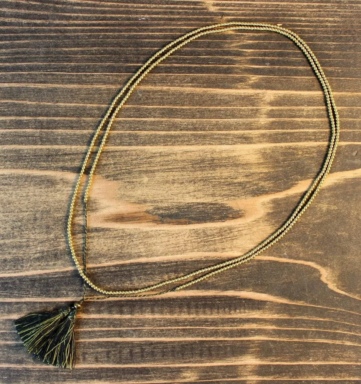 Brass Tassel Necklace/Bracelet