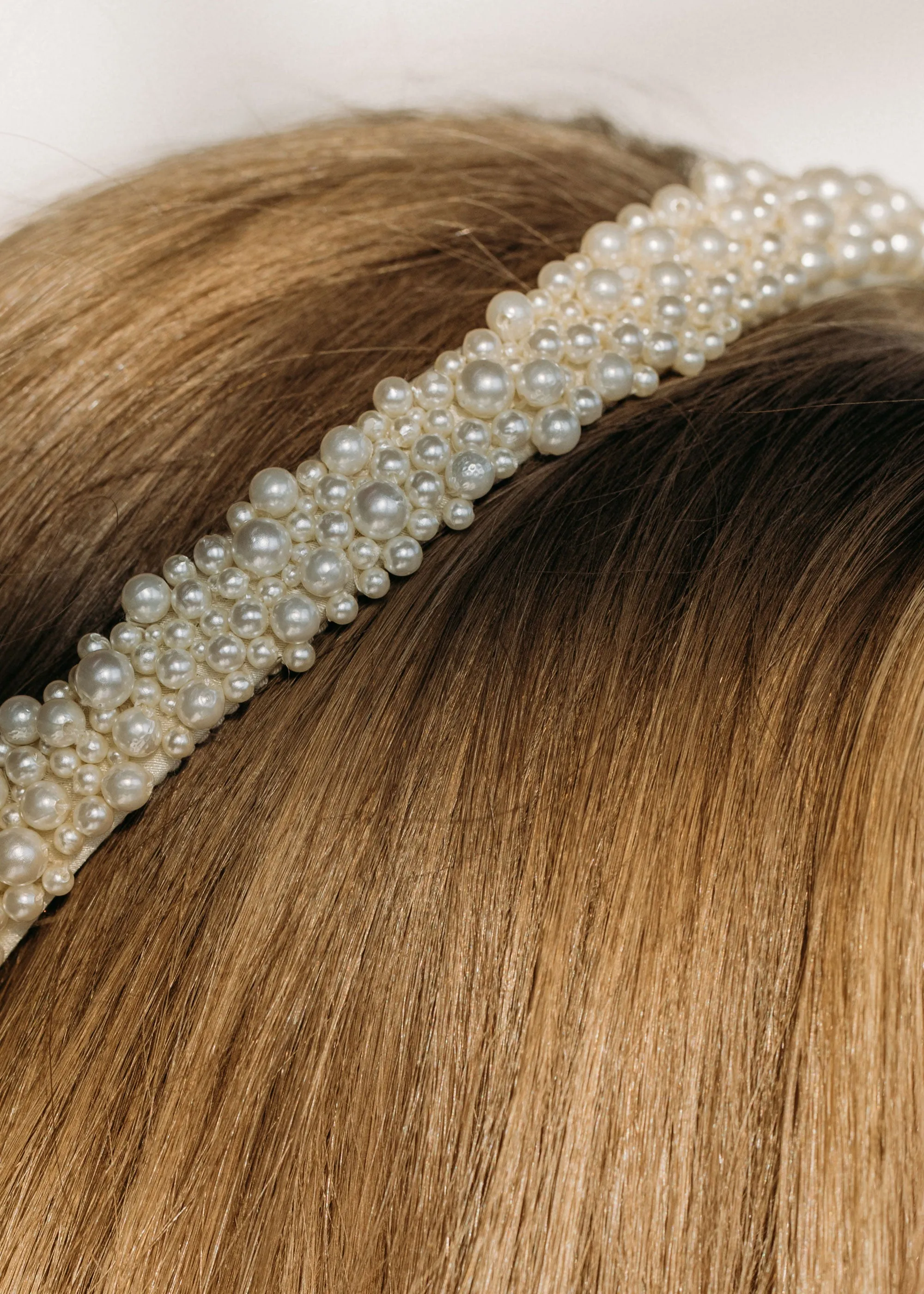 Pearl-Embellished Bria Headband