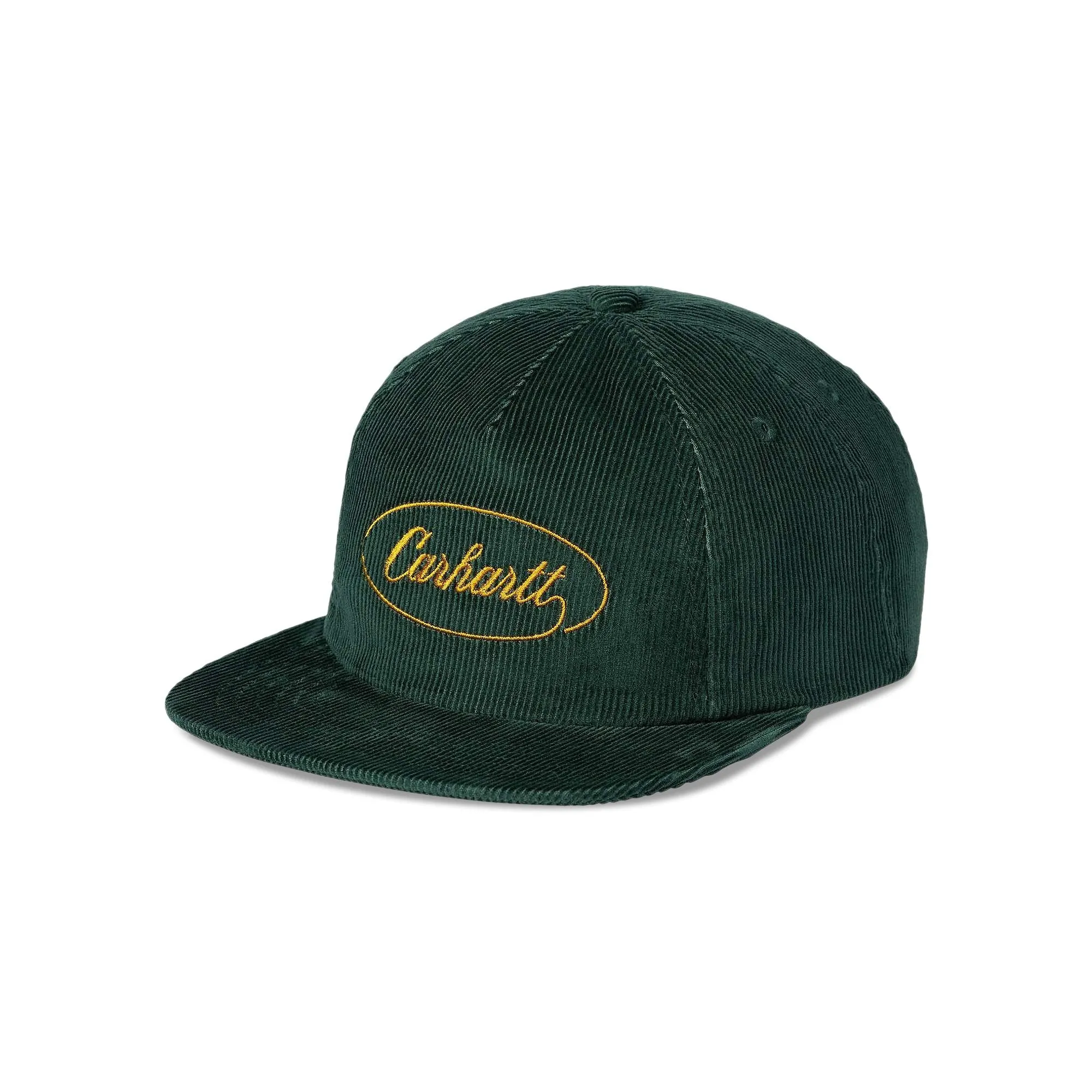 Carhartt WIP Rugged Corduroy Cap, Discovery Green/Buckthorn