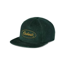 Carhartt WIP Rugged Corduroy Cap, Discovery Green/Buckthorn