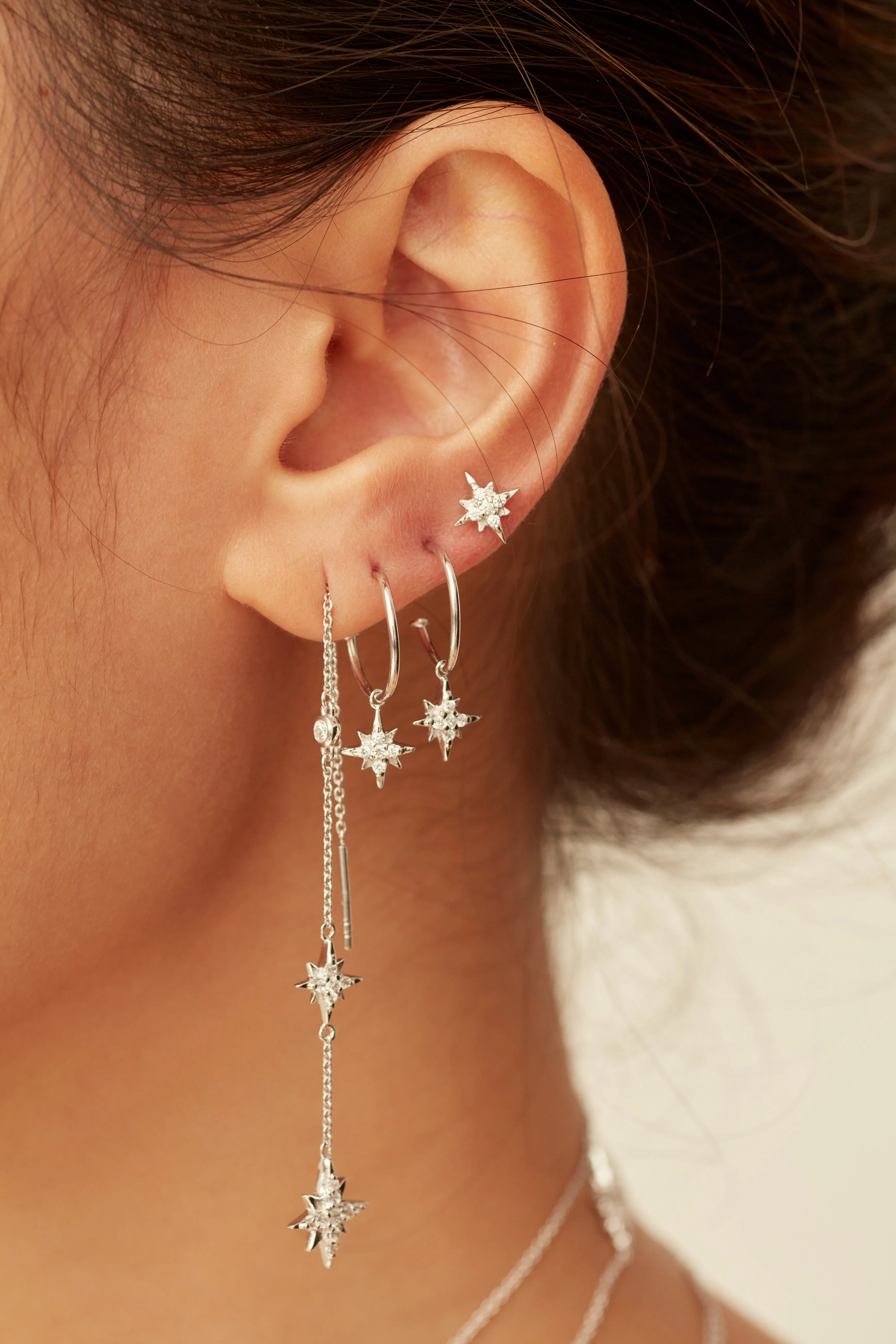 Celestial Stud Earrings - Gold