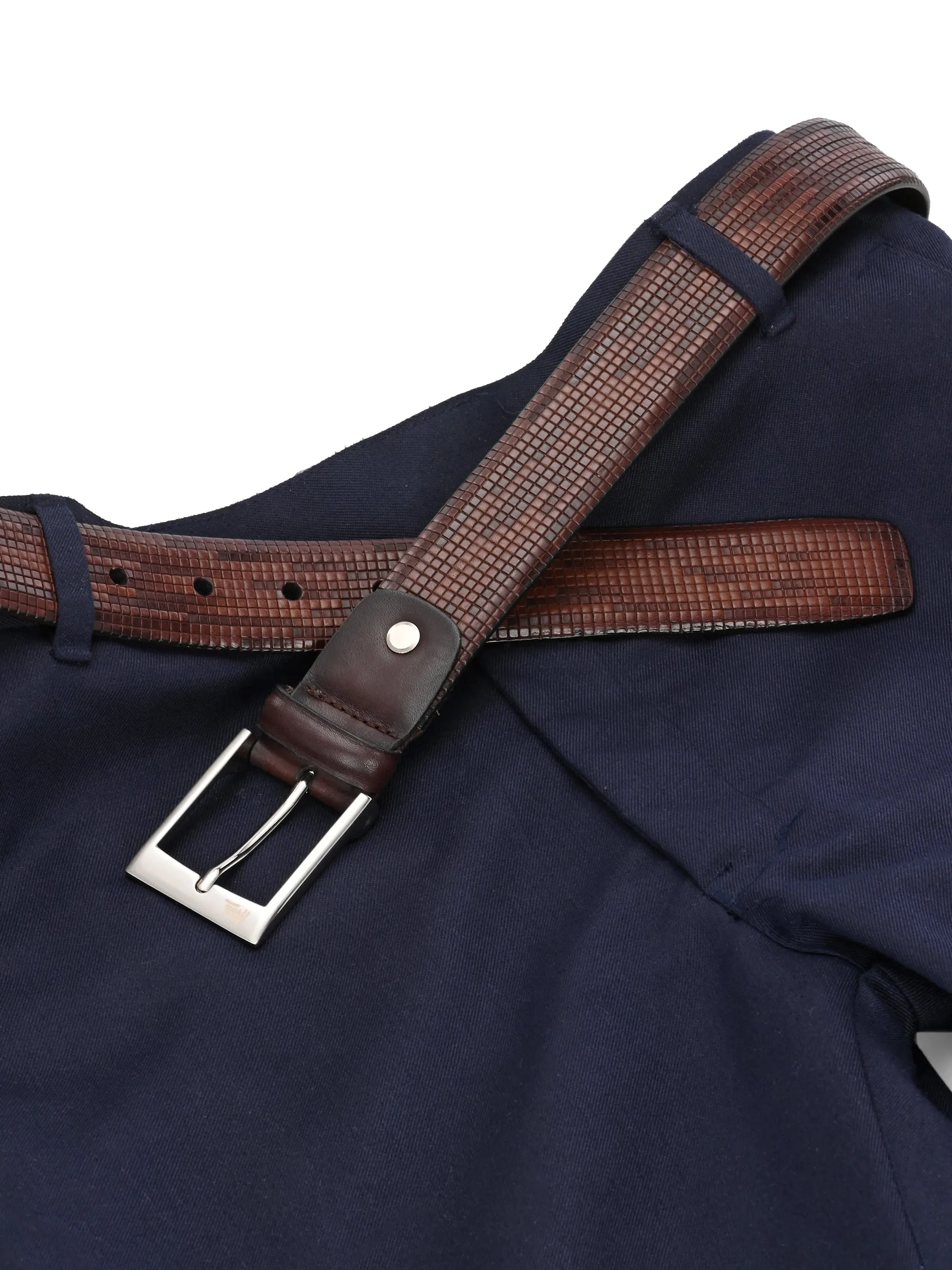 CFTD_1006-Brown Leather Belt For Men's