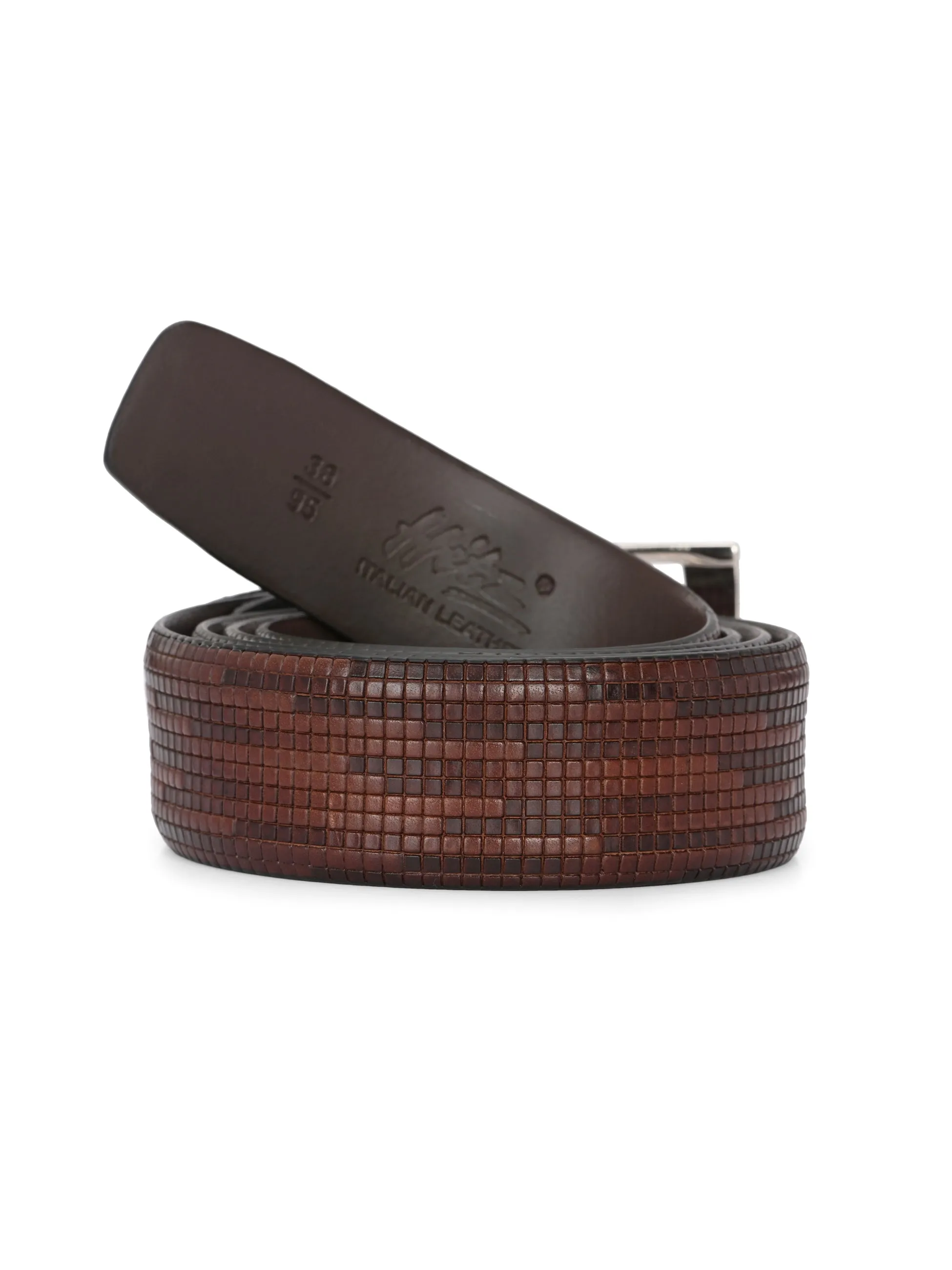 CFTD_1006-Brown Leather Belt For Men's