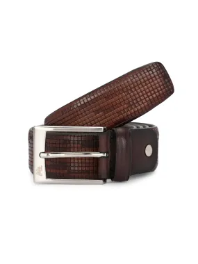 CFTD_1006-Brown Leather Belt For Men's