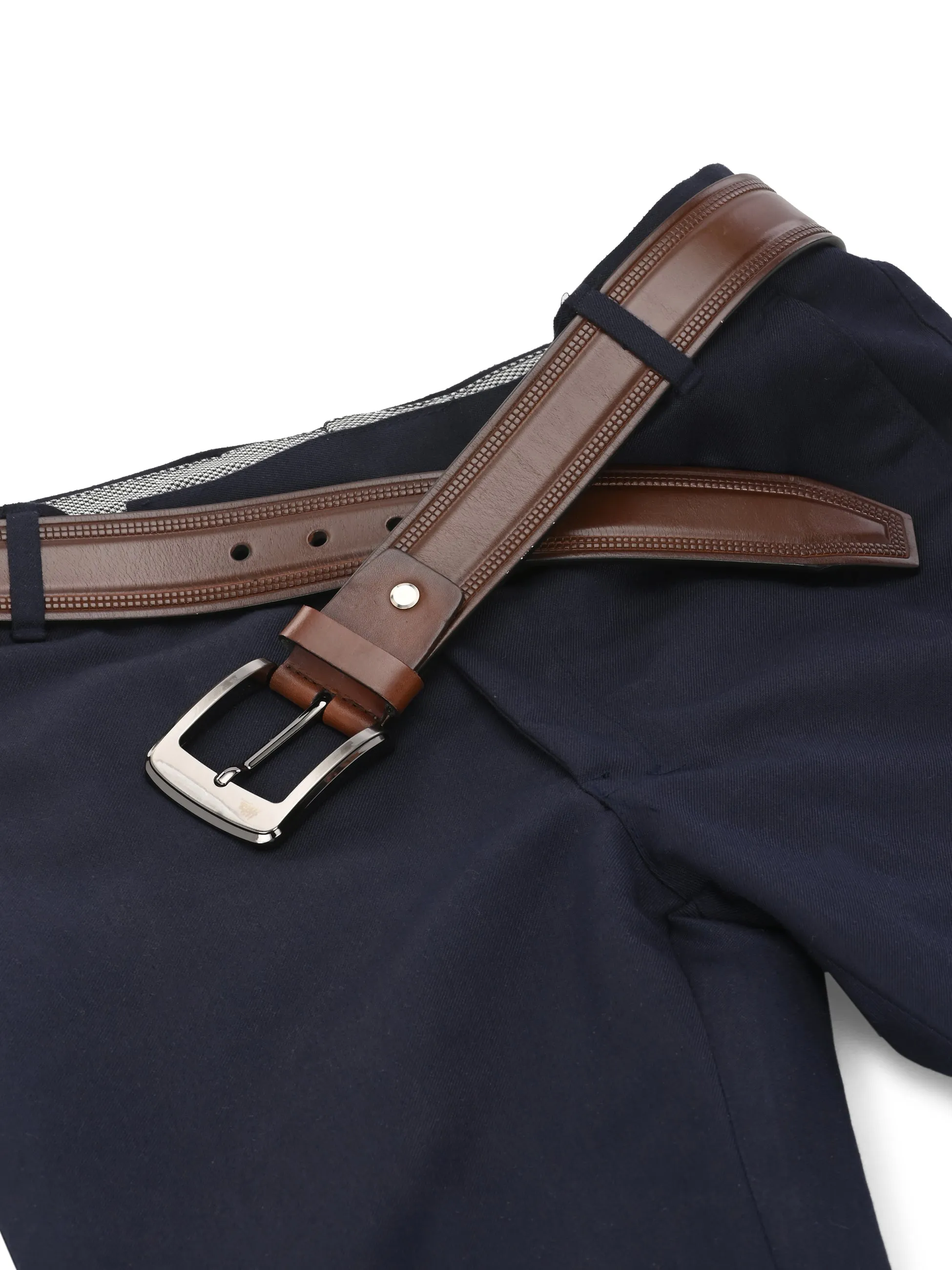 CFTD_1052-Brown Leather Belt For Men's