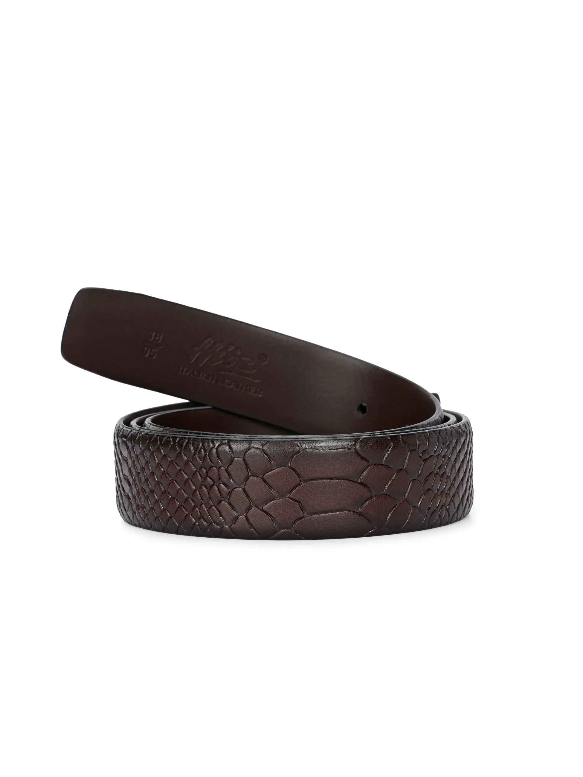 CFTD_748-Brown Leather Belt For Men's