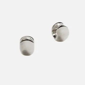 Cigar Band Hoop Earrings, Small