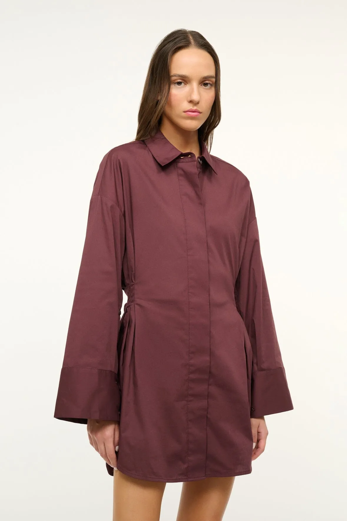 CINDY DRESS | MERLOT