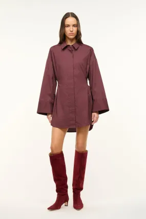 CINDY DRESS | MERLOT