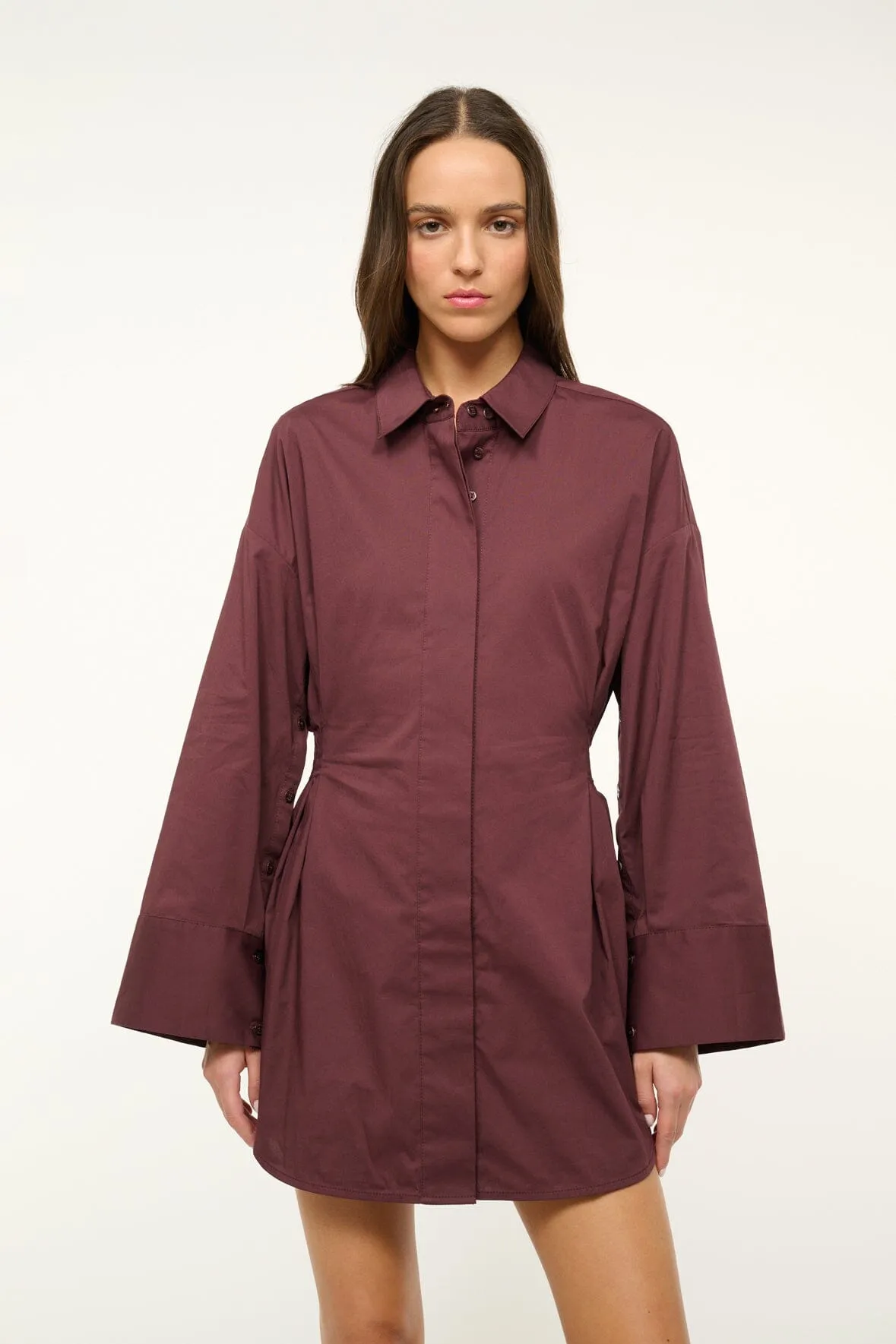 CINDY DRESS | MERLOT