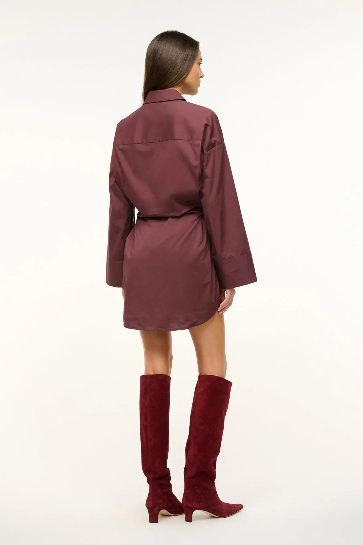 CINDY DRESS | MERLOT