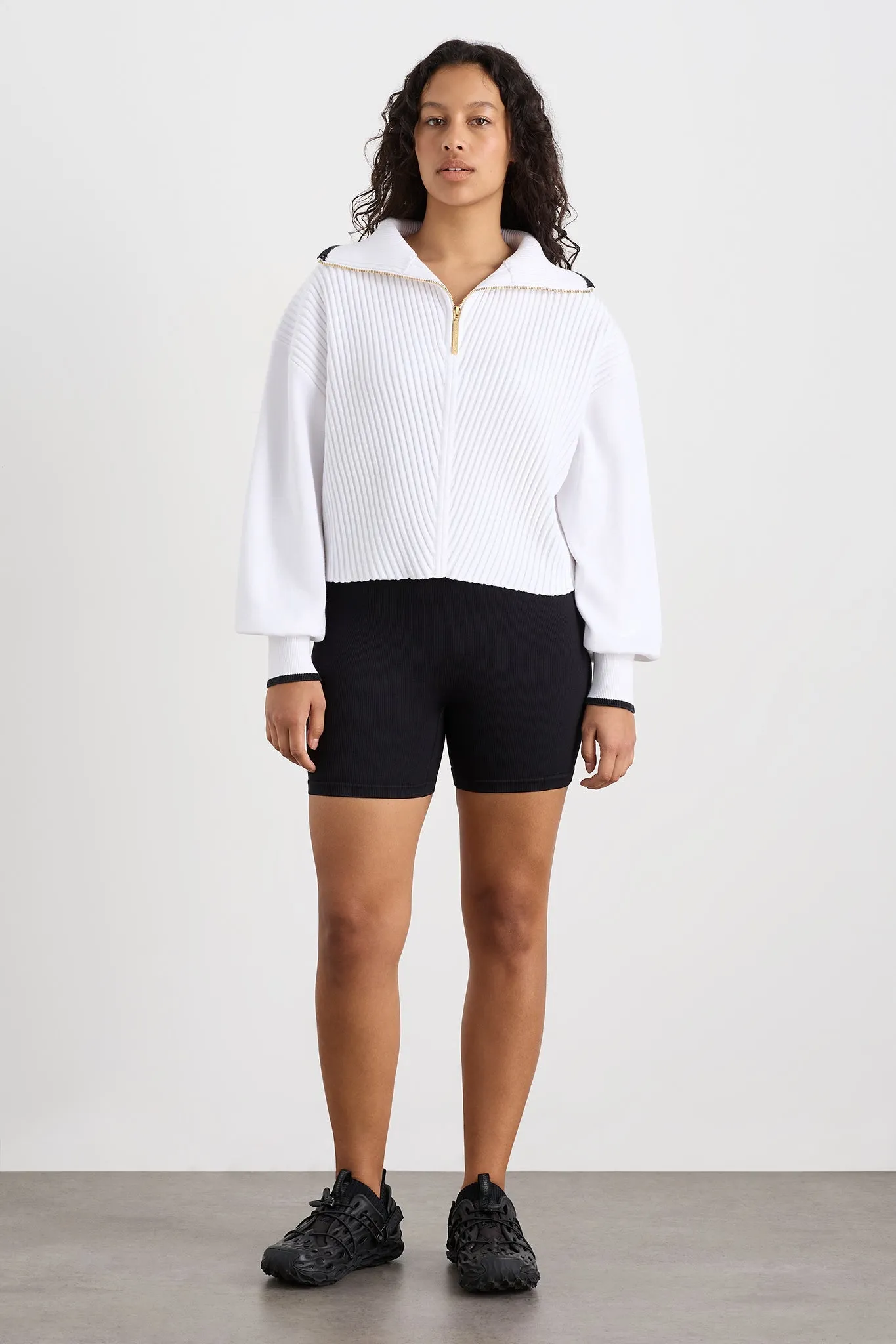 Cropped Ottoman Knit 414