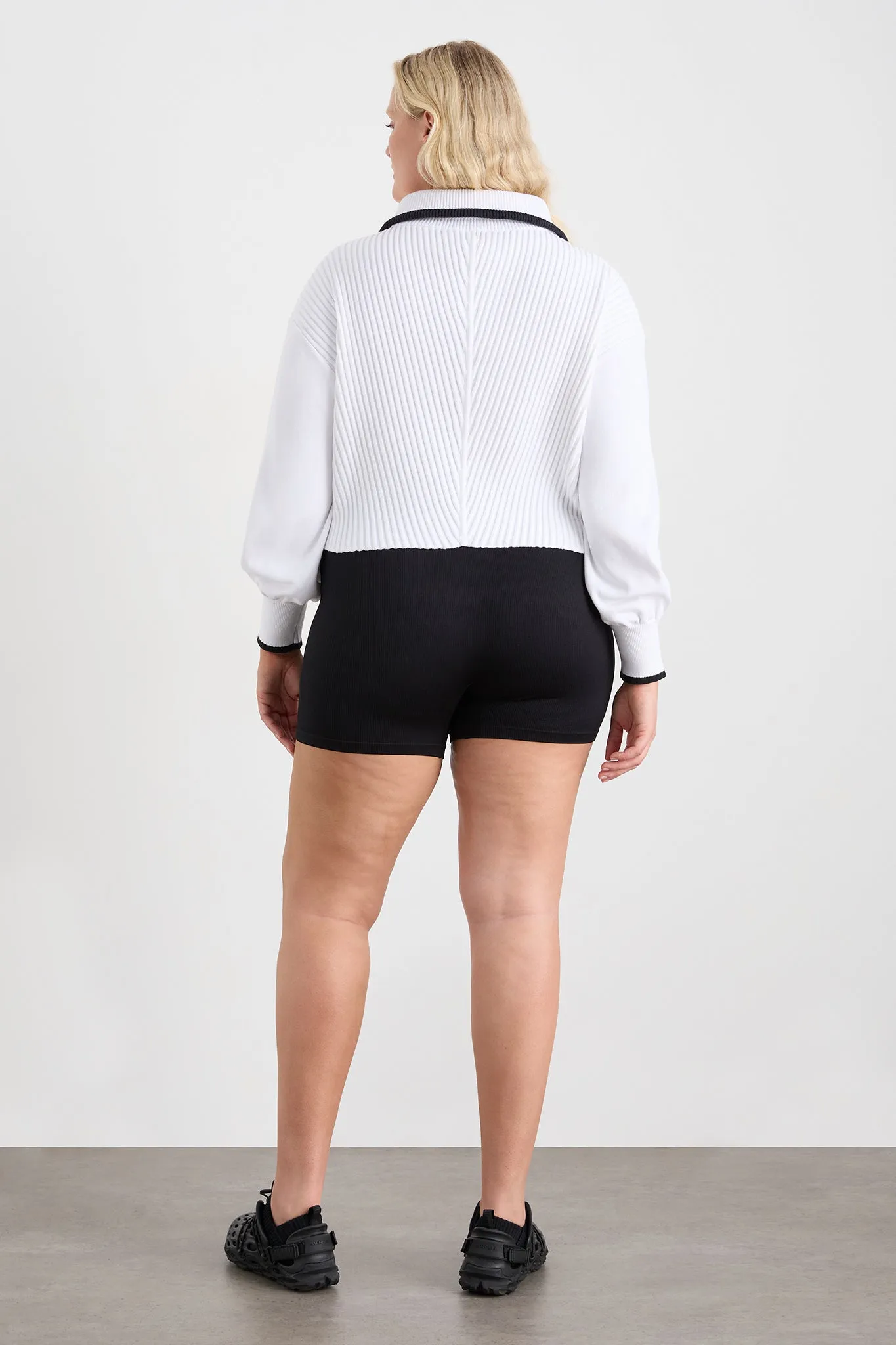 Cropped Ottoman Knit 414