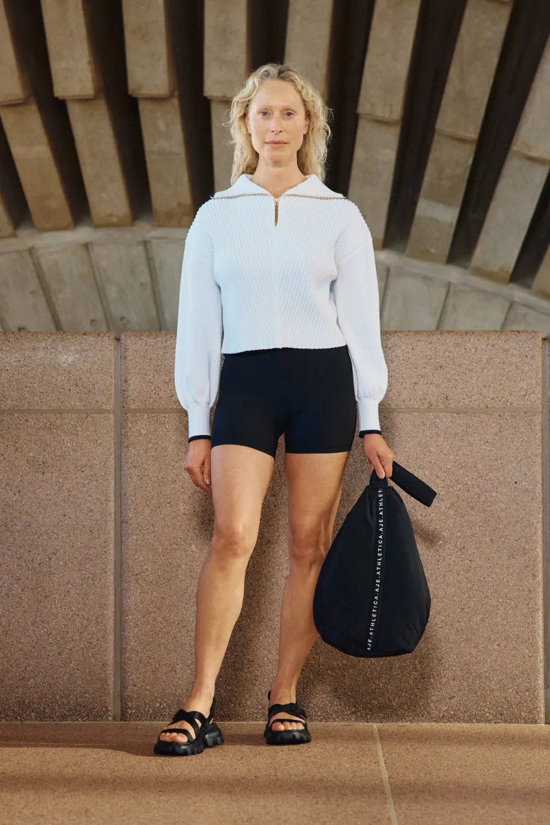 Cropped Ottoman Knit 414
