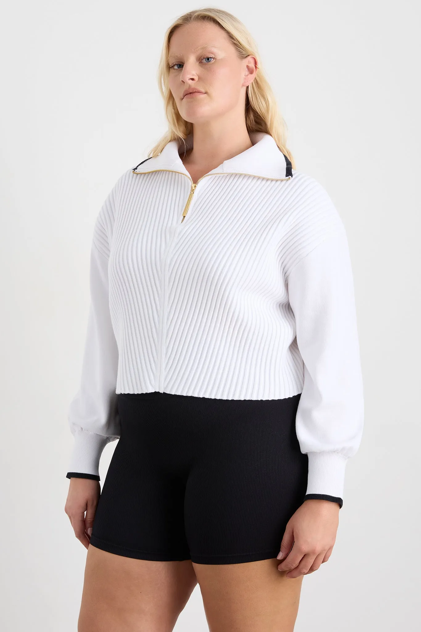 Cropped Ottoman Knit 414