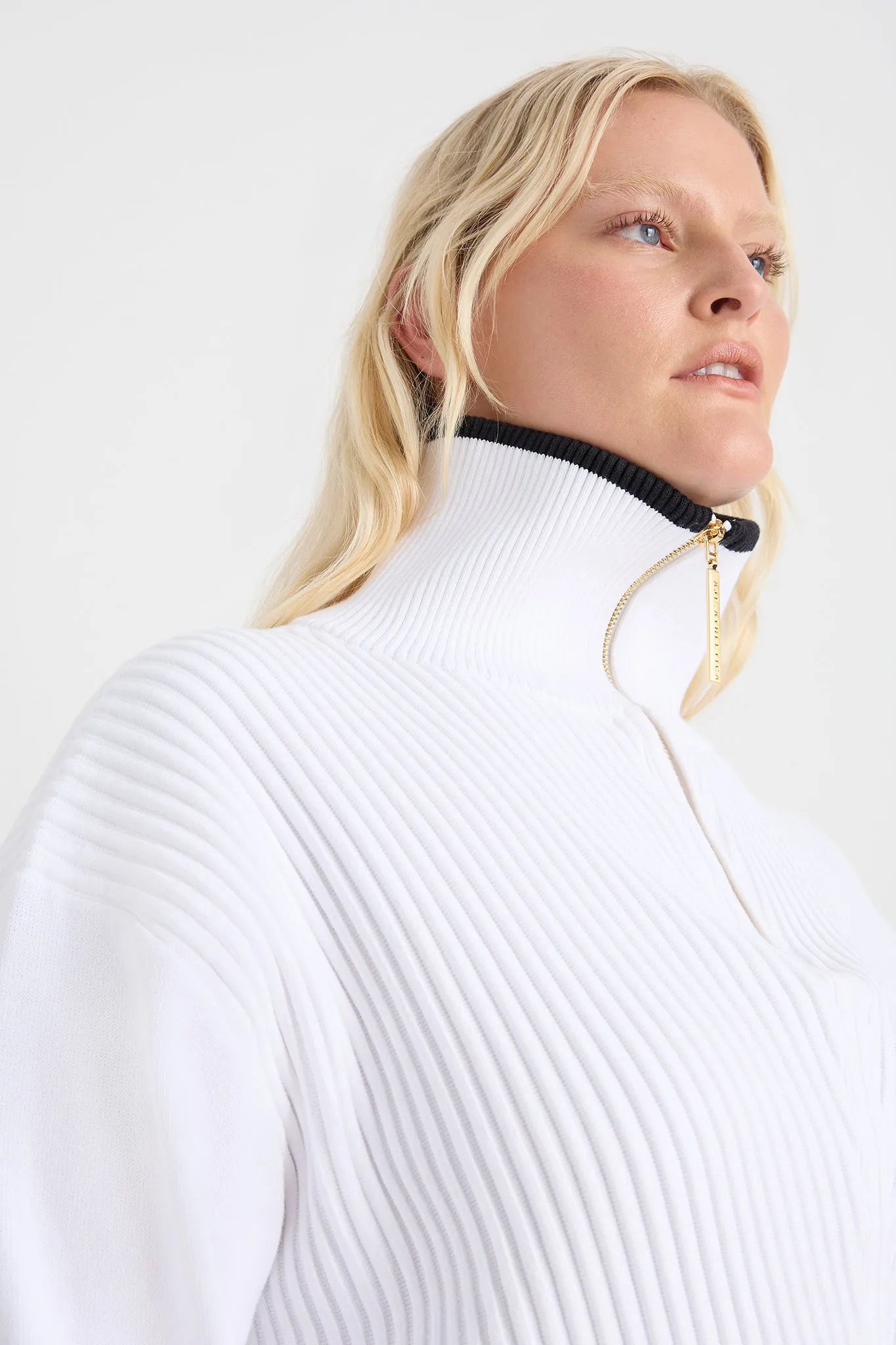 Cropped Ottoman Knit 414