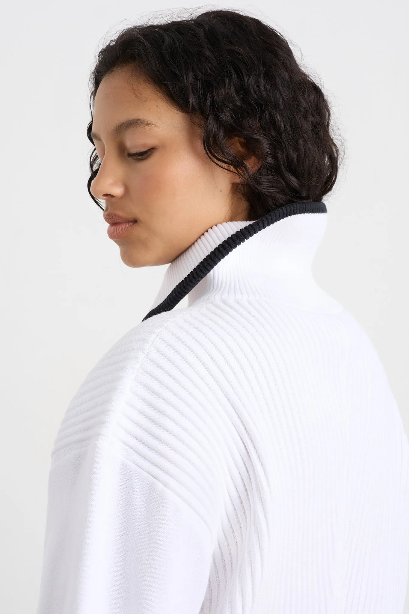 Cropped Ottoman Knit 414