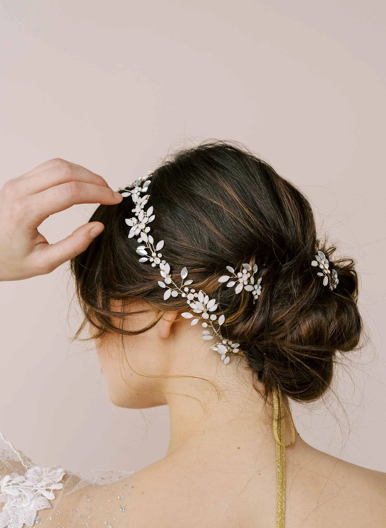 Crystal ferns hair pin set of 4 - Style #2116