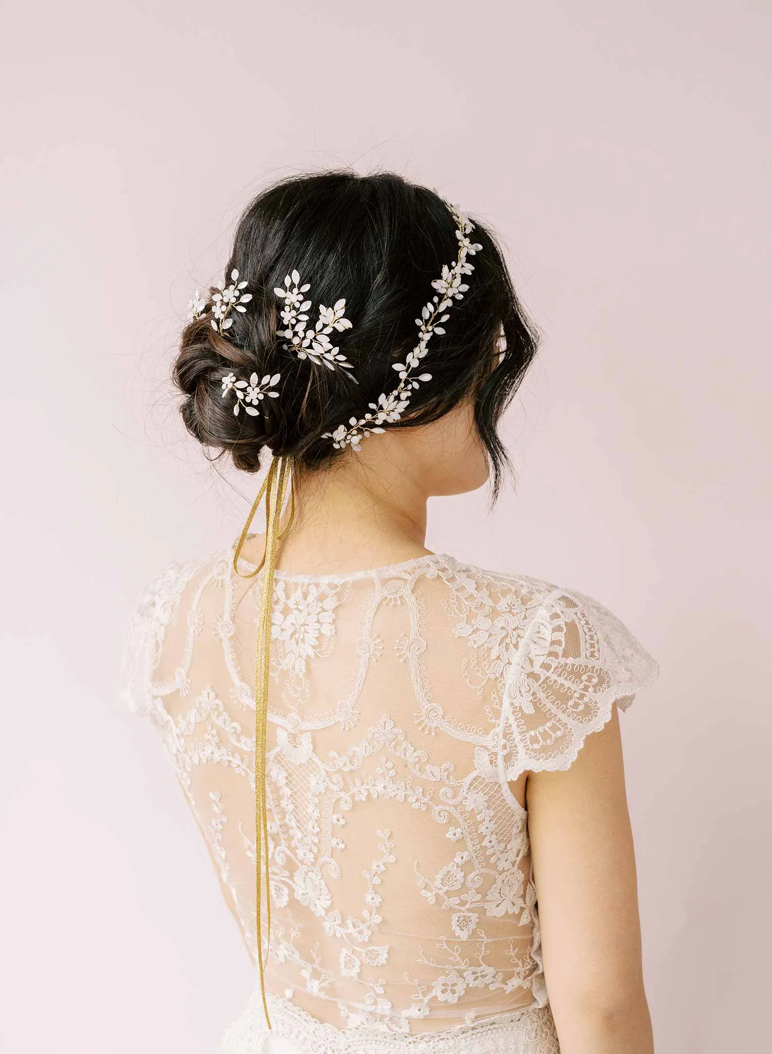 Crystal ferns hair pin set of 4 - Style #2116