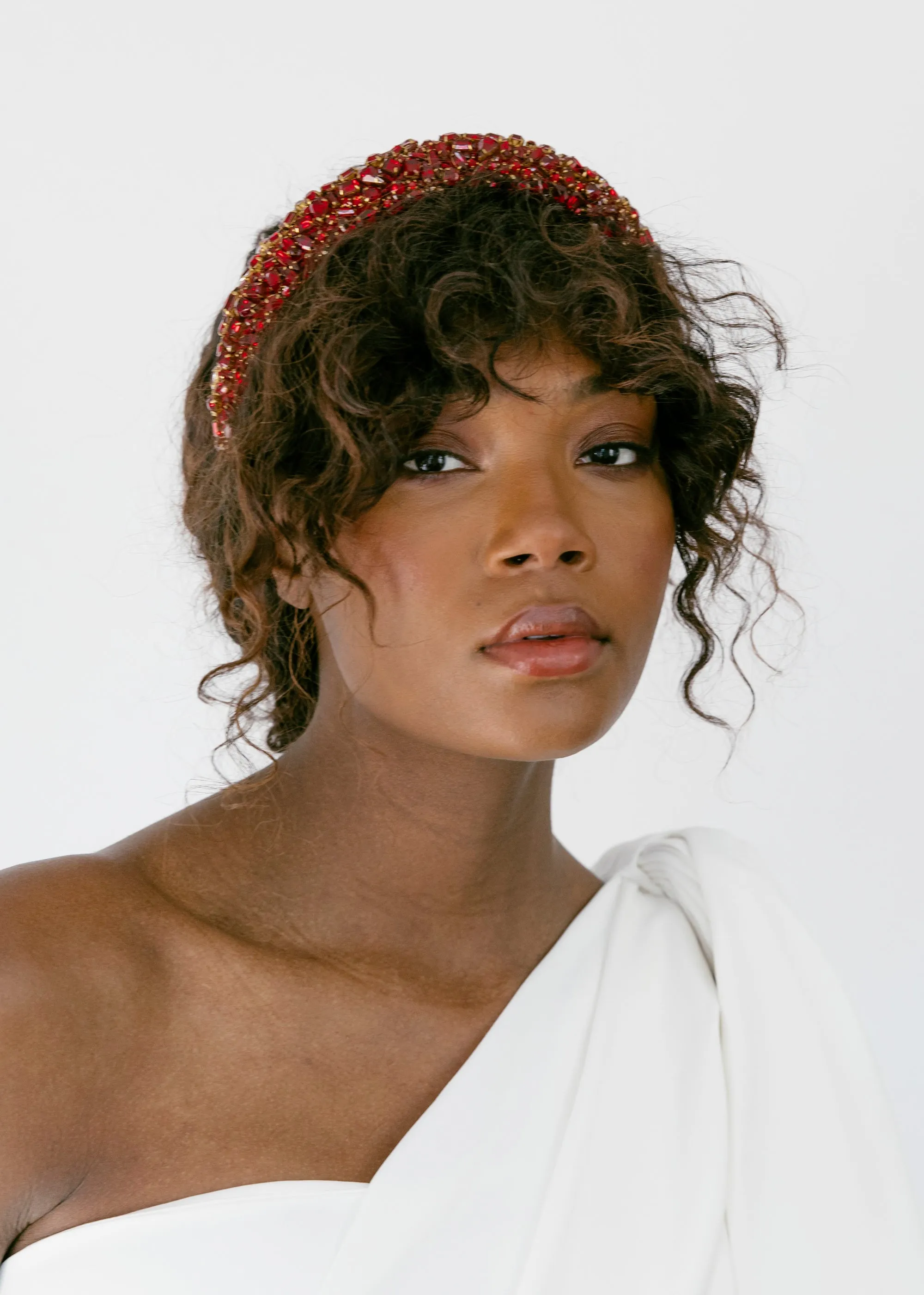 Czarina Headband -- Ruby