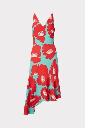 Dashielle Poppy Floral Viscose Dress