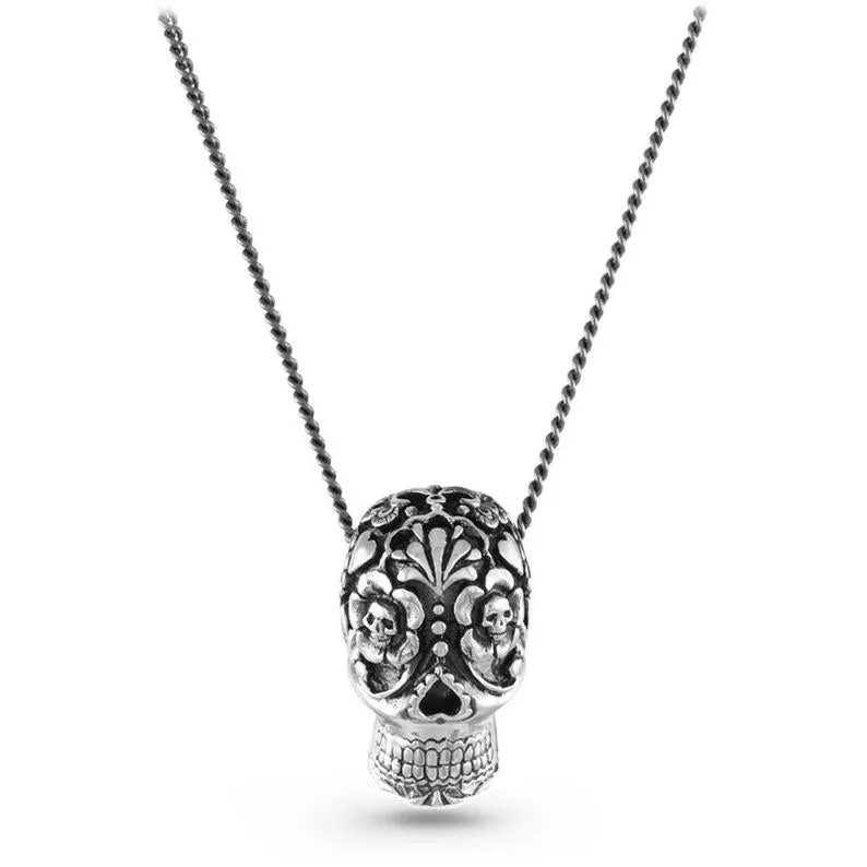 Day of the Dead Sugar Skull Necklace